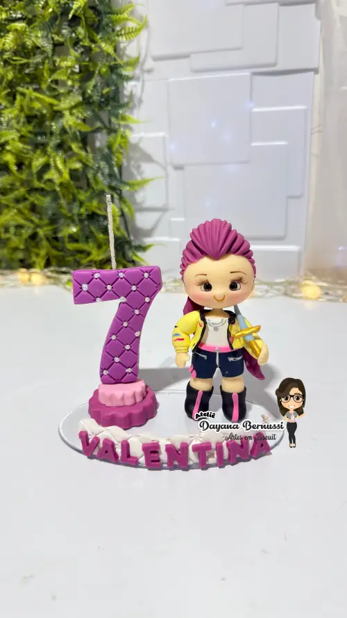 Vela Tema Guerreias do K-pop