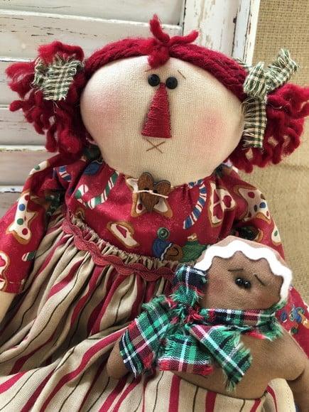 Boneca de Pano Annie e Ginger
