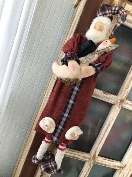 Boneco de Pano Noel Andarilho