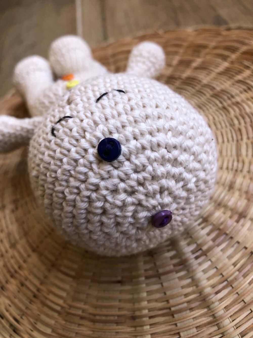 Boneco Mini dos Chakras em Crochê