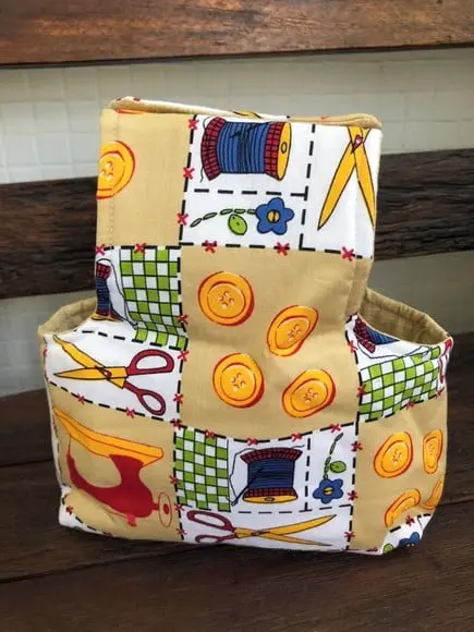 Bolsa Porta Crochê Lã Fios