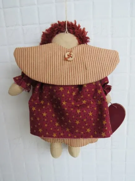 Boneca de Pano Anjinho Annie da Paz