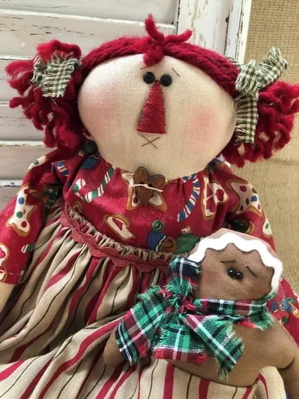 Boneca de Pano Annie e Ginger