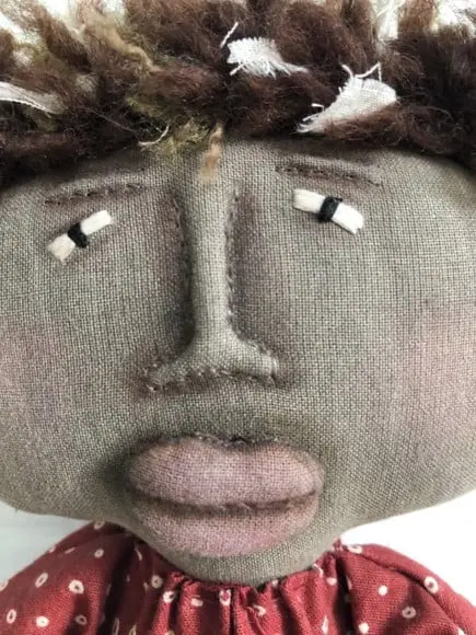 Boneca de Pano Cozinheira Primitiva