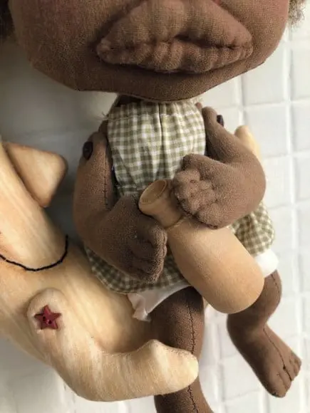 Boneca de Pano Menina na Lua