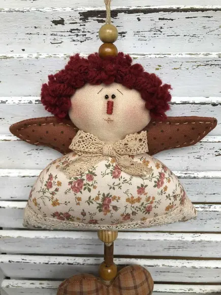 Boneca de Pano Pingente Anjinho Annie Love