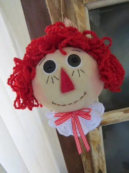 Boneca de Pano Pingente Annie
