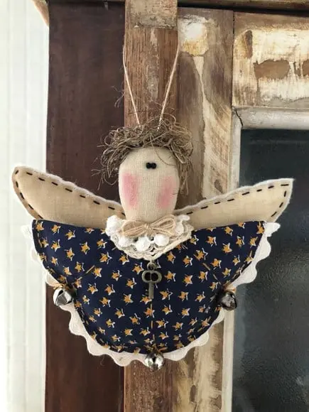 Boneco de Pano Anjinhos Felicidade
