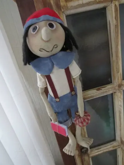 Boneco de Pano Pinóquio Primitivo