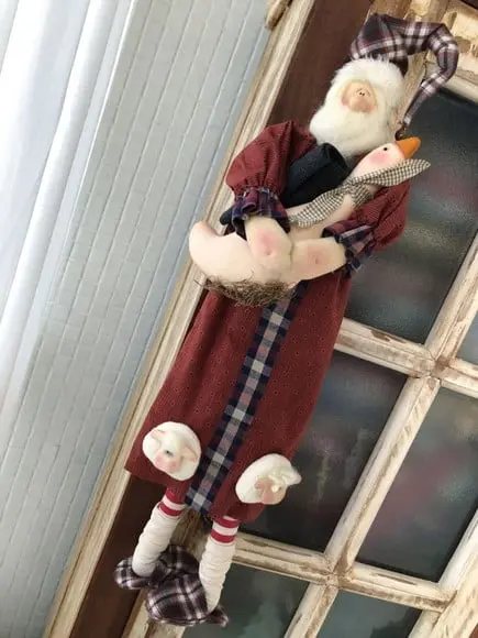 Boneco de Pano Noel Andarilho