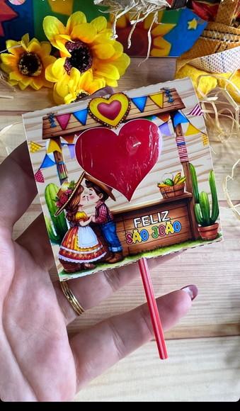 30 Pirulitos Personalizados Festa Junina