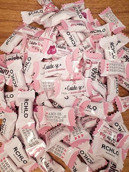 Bala Personalizada Outubro Rosa