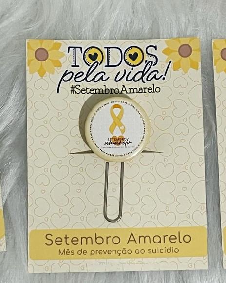 Button Clips Setembro Amarelo