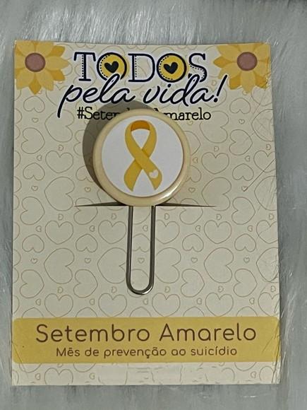 Button Clips Setembro Amarelo