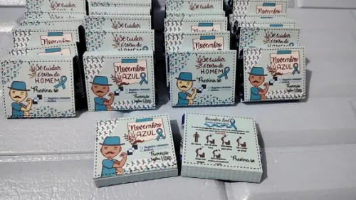 30 Chiclete Personalizado Novembro Azul