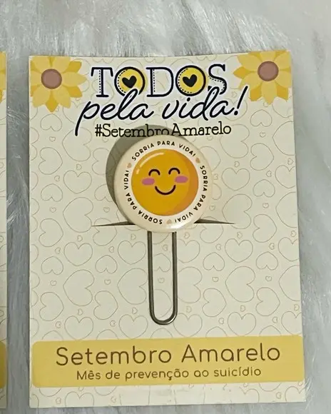 Button Clips Setembro Amarelo