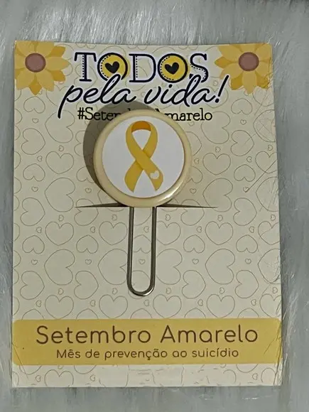 Button Clips Setembro Amarelo