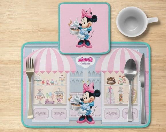 Jogo Americano Confeitaria Minnie