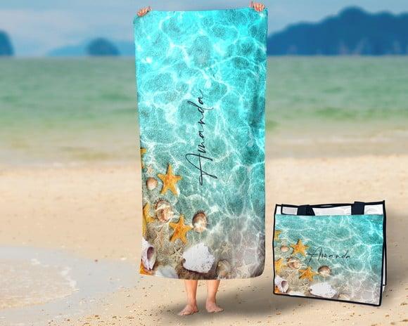 Kit Toalha de Praia + Bolsa