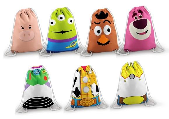 Mochilinhas Sacochilas Toy Story