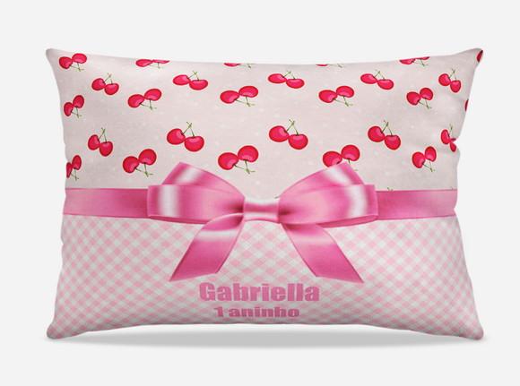 Almofada 20x30 cereja