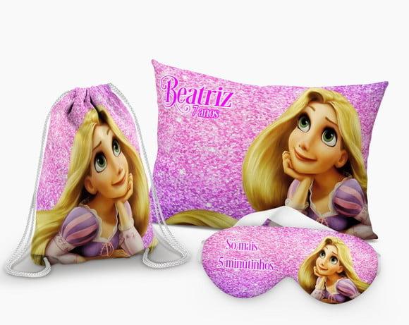 Kit Festa do Pijama Rapunzel Enrolados