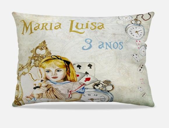 almofadas personalizadas Alice no pais das maravilhas