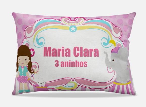 Almofada personalizada Circo menina