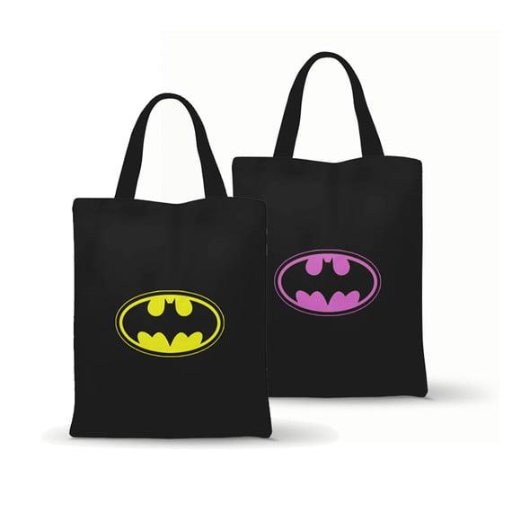 Ecobag Batman e Batgirl