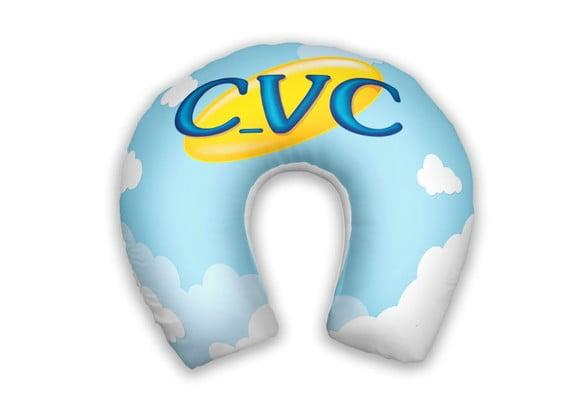Almofada Pescoço Turismo Cvc ( Fazemos com Sua Logo )