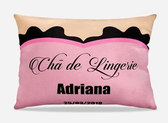 Mini Almofada chá de lingerie 14x19cm