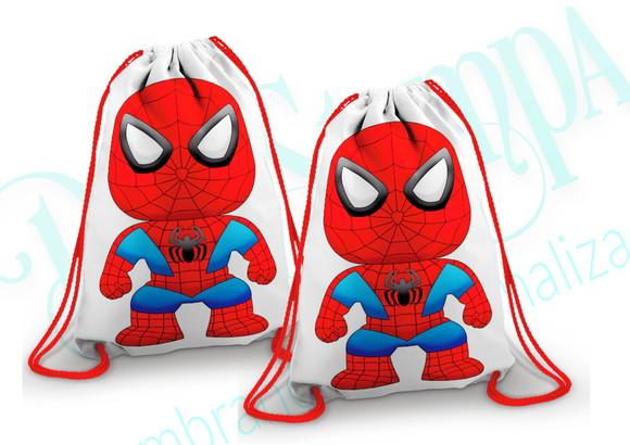 Mochilinha personalizada Homem aranha