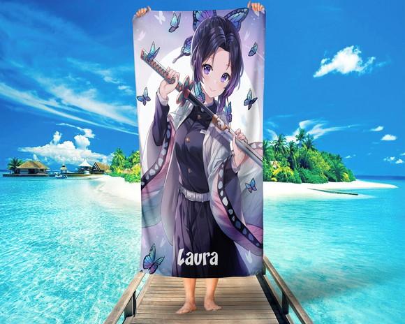 Toalha personalizada shinobu kochou Demon slayer