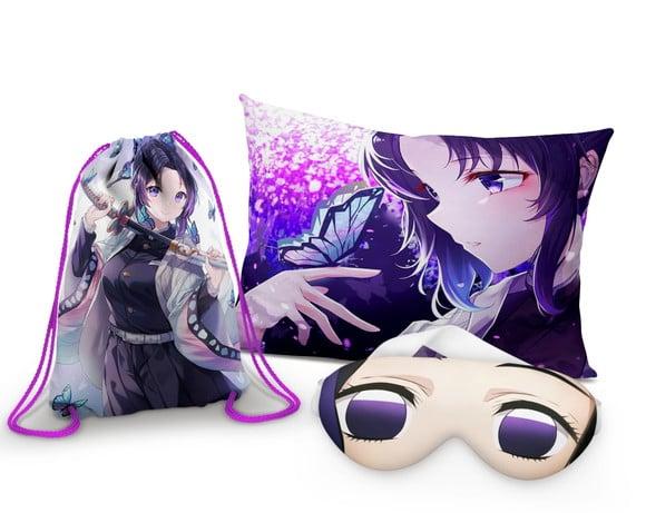 Kit Almofada + mascara + Mochilinha SHINOBU KOCHO