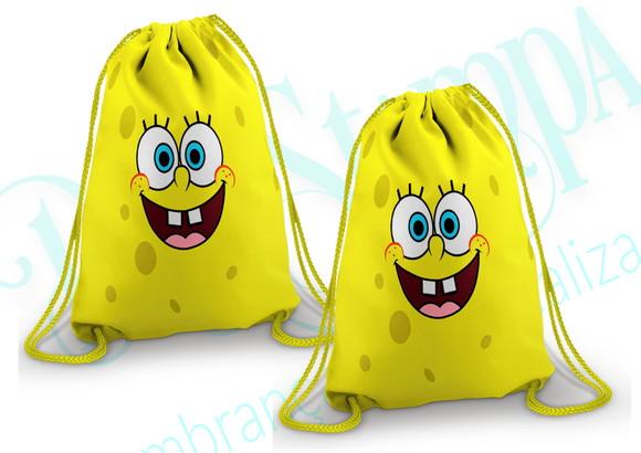 Mochilinha personalizada Bob esponja