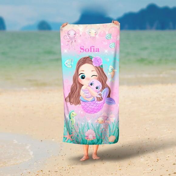 Toalha Personalizada Sereia