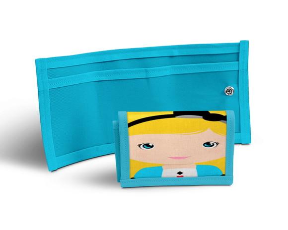 Carteira infantil Alice no pais das maravilhas