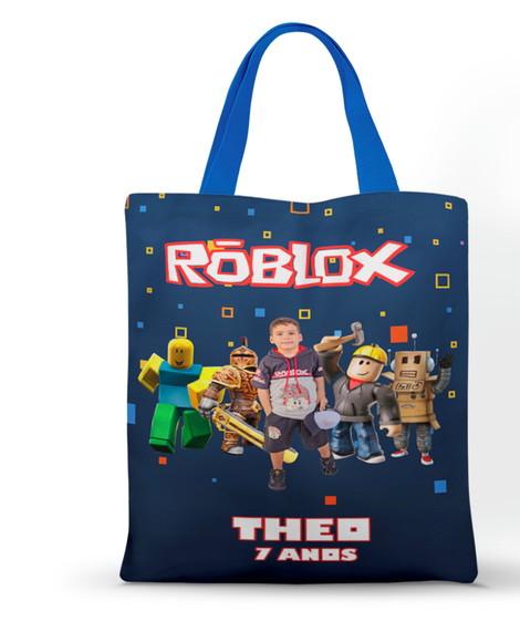 Ecobag 30x40 ( Sacola Personalizada ) Roblox
