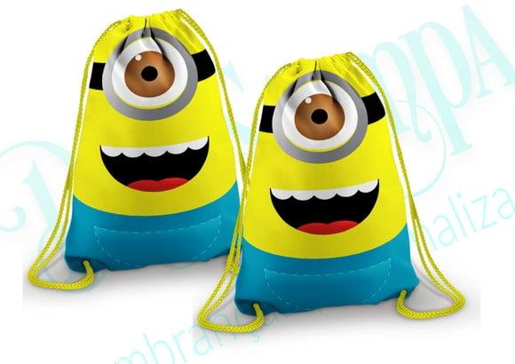 Mochilinha personalizada Minions