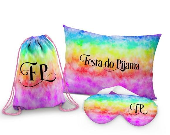Kit festa do Pijama Tie dye