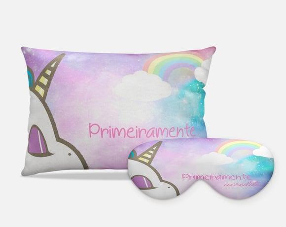 Kit festa do pijama unicornio primeiramente acredite.