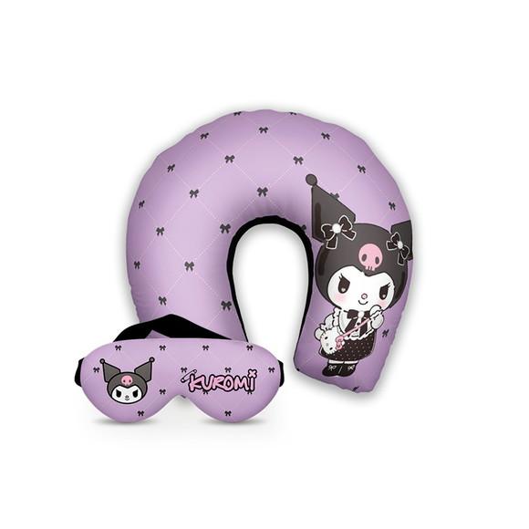 Kit Almofada Pescoço + Mascara Kuromi