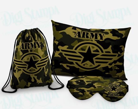 KIT FESTA DO PIJAMA MILITAR