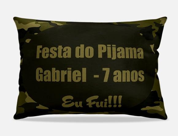 Almofada personalizada Camuflada