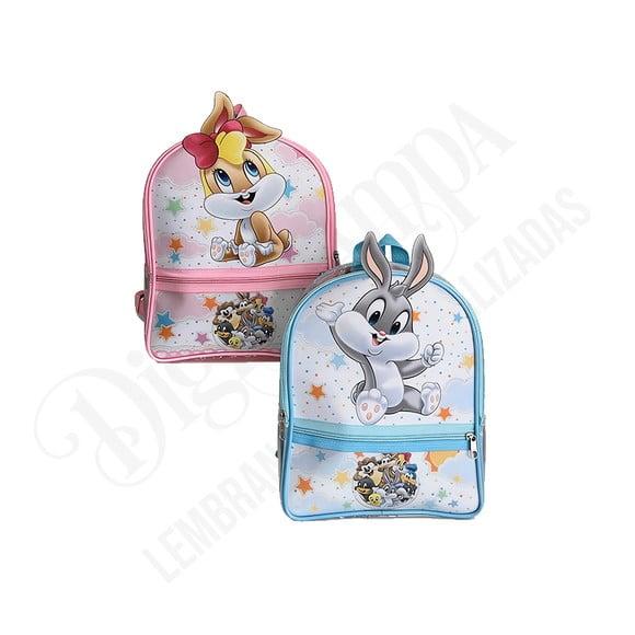 Mochila 3d com Bolso Looney Tunnes