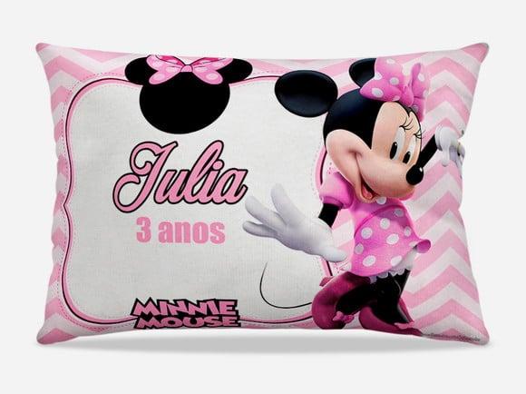 Almofada Minnie Rosa 20x28cm