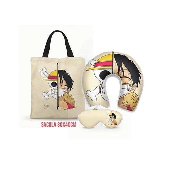 Kit Almofada Pescoço + Ecobag G + Mascara Onepiece