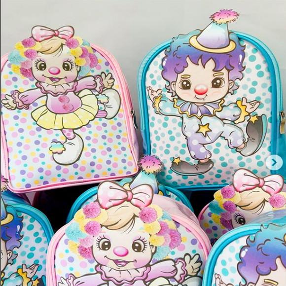 Mochila Personalizada com Bolso Circo