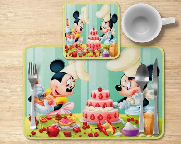 Jogo Americano Confeitaria Minnie/mickey