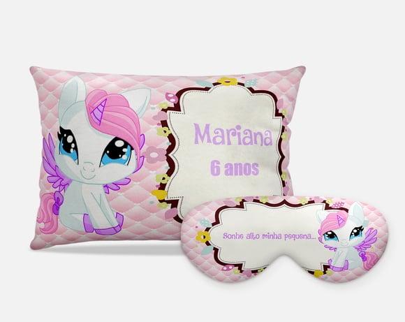 Kit Unicornio rosa floral